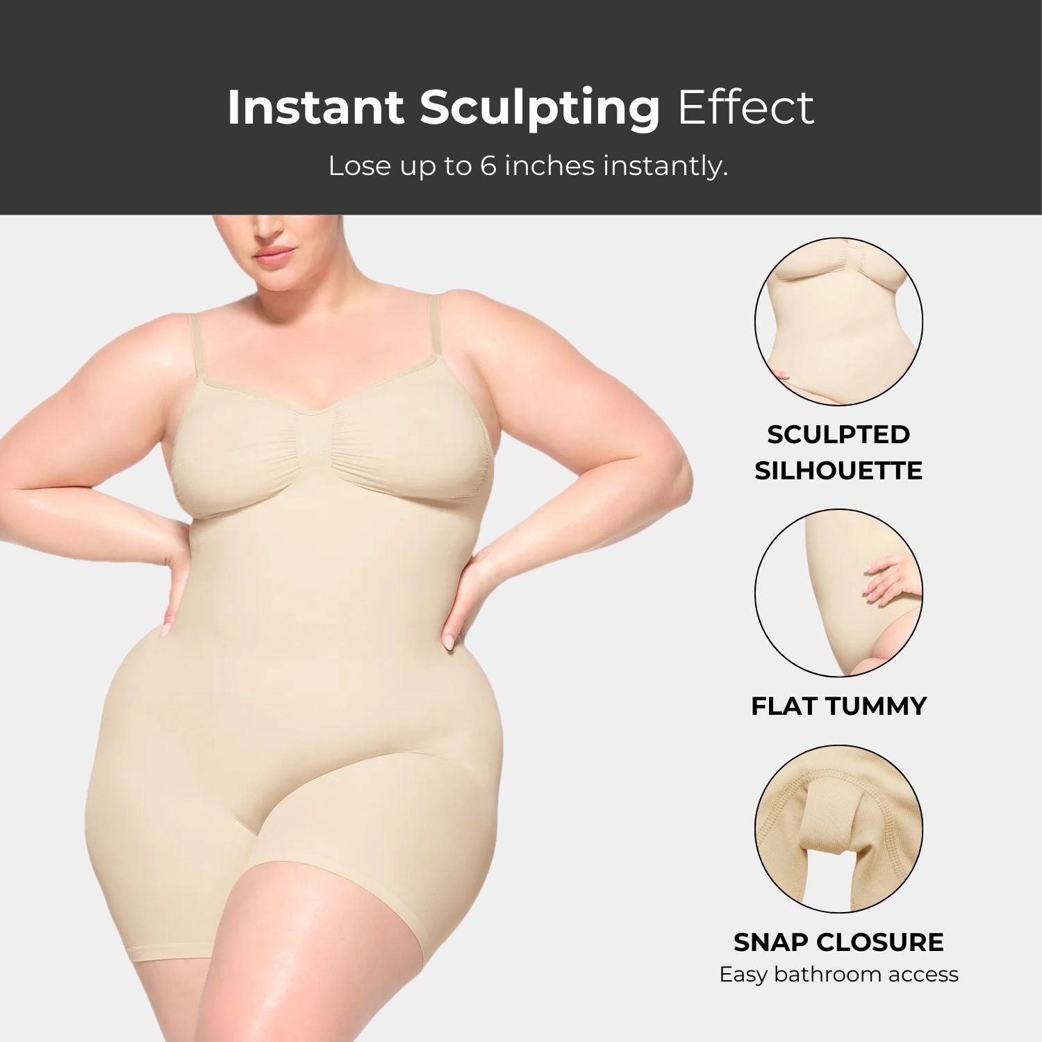 ULTRA-SCULPTING SHORT BODYSUIT